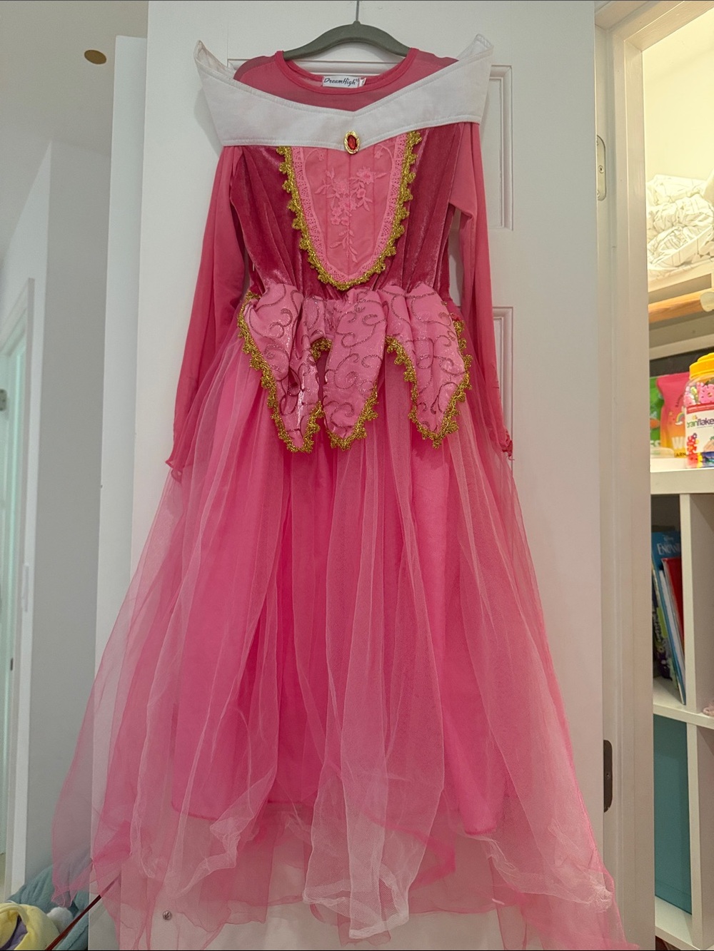 Pink Princess Costume Dress for Kids - Unbranded- sleeping beauty